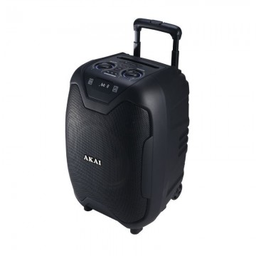Akai Ηχείο Karaoke με Ασύρματο Μικρόφωνο ABTS-X10 Plus 110582-0129 Μαύρο